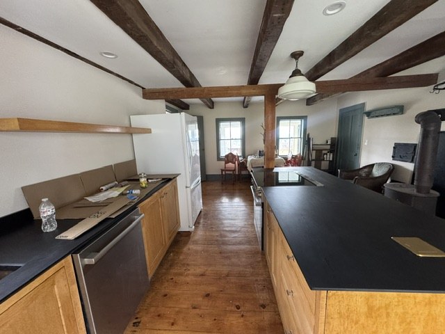 Open-concept kitchen wiring